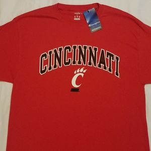Champion Brand Cincinnati Bearcats Men's Large T-Shirt NWT